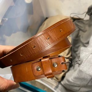 Saint laurent leather belt